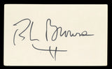 Roscoe Lee Brown Soap Authentic Signed 3x5 Index Card Autographed BAS #BV03463