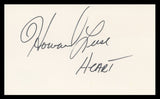Howard Leese Four Christmases Authentic Signed 3x5 Index Card BAS #BV59029
