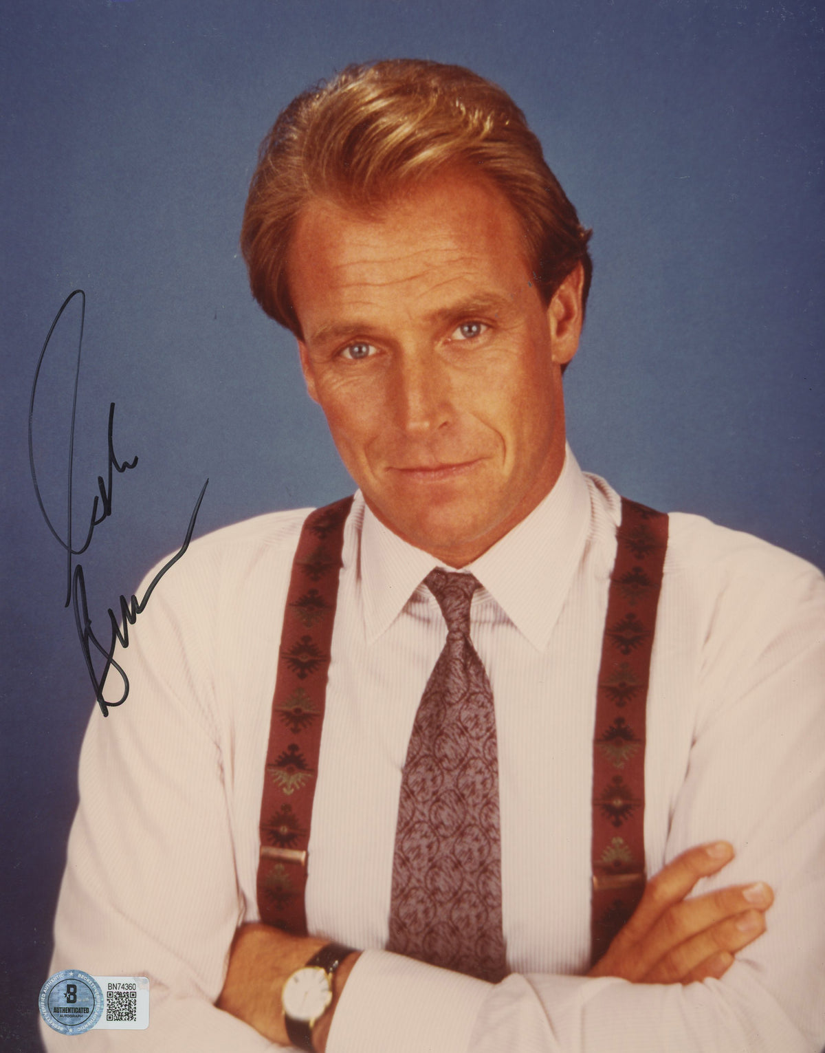 Corbin Bernsen L.A. Law Authentic Signed 8x10 Photo Autographed BAS #BN74360