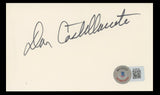 Dan Castellaneta The Simpsons Authentic Signed 3x5 Index Card BAS #BL98194