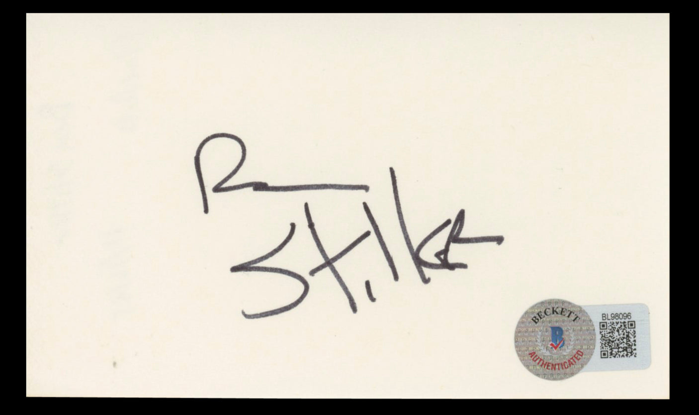 Ben Stiller Zoolander Authentic Signed 3x5 Index Card Autographed BAS #BL98096
