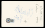 Charlotte Rae The Facts of Life Authentic Signed 3x5 Index Card BAS #BL96729