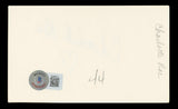 Charlotte Rae The Facts of Life Authentic Signed 3x5 Index Card BAS #BL96731