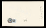 Charlotte Rae The Facts of Life Authentic Signed 3x5 Index Card BAS #BL96731