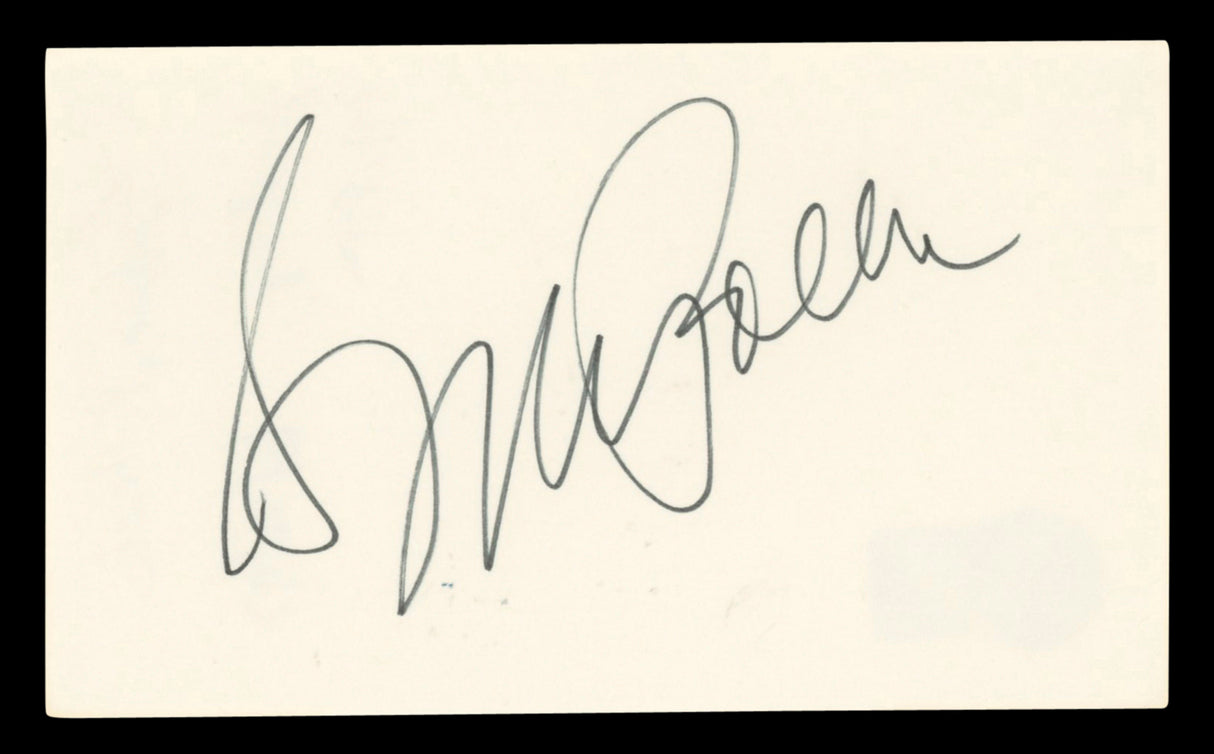 Sydney Pollack Authentic Signed 3x5 Index Card Autographed BAS #BV03469