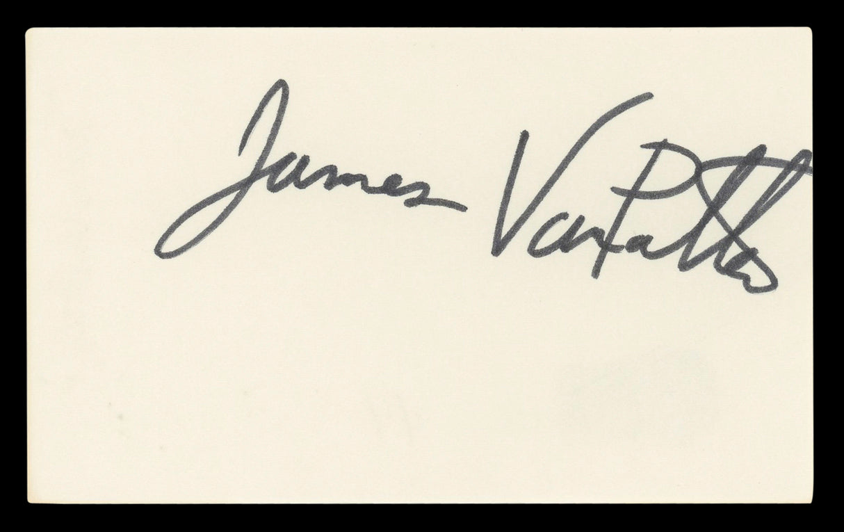 James Van Patten Saw IV Authentic Signed 3x5 Index Card Autographed BAS #BL96733