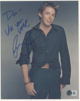Clay Aiken American Idol Use Your Voice Authentic Signed 8x10 Photo BAS #BM03846