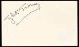 Sylvia Sidney Summer Wishes, Winter Dreams Signed 3x5 Index Card BAS #BN33303