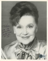 Jeanette Nolan The Big Heat Best Wishes Authentic Signed 8x10 Photo BAS #BM03847