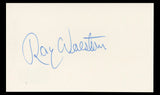 Ray Walston My Favorite Martian Authentic Signed 3x5 Index Card BAS #BT01219