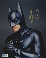 George Clooney Batman & Robin Authentic Signed 8x10 Photo BAS #BN74394