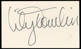 Lily Tomlin Grace & Frankie Authentic Signed 3x5 Index Card BAS #BN33292
