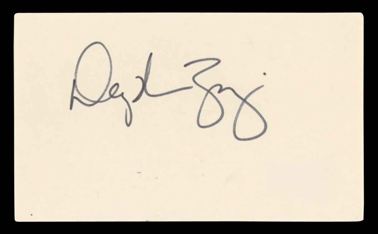 Daphne Zuniga Melrose Place Authentic Signed 3x5 Index Card BAS #BV03478