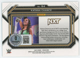 Katana Chance WWE Authentic Signed 2023 Panini Prizm #84 Card BAS #BS86894