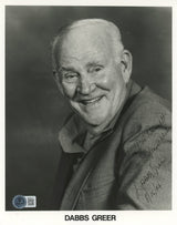 Dabbs Greer The Green Mile With Best Wishes Signed 8x10 Photo BAS #BM03471