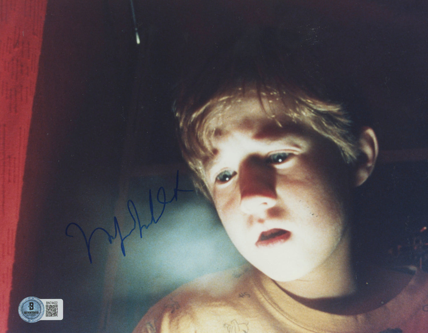 Haley Joel Osment The Sixth Sense Signed 8x10 Vintage Photo BAS #BN74422