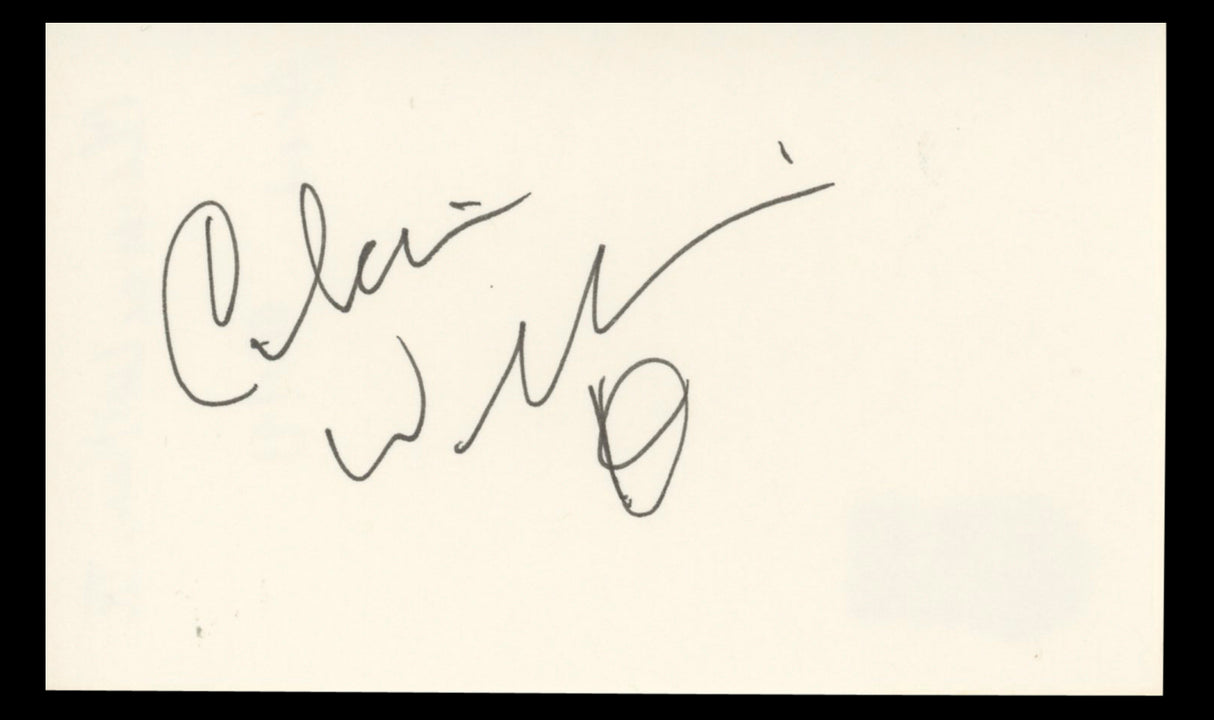 Clarence Williams III The Mod Squad Authentic Signed 3x5 Index Card BAS #BT01222