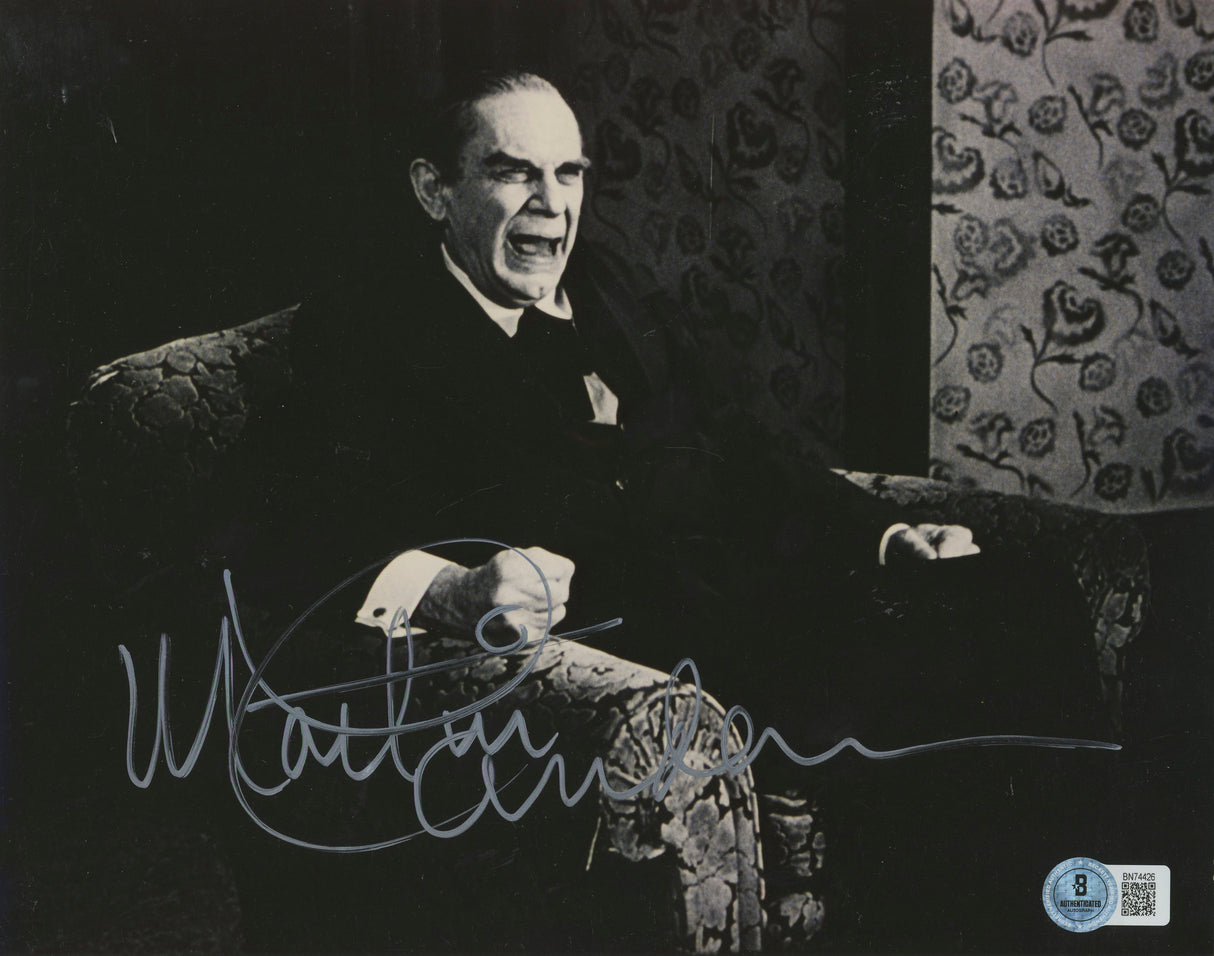 Martin Landau Ed Wood Authentic Signed 8x10 Photo Autographed BAS #BN74426