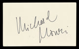 Michael Nouri Flashdance Authentic Signed 3x5 Index Card BAS #BQ67766