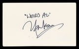 Weird Al Yankovic Authentic Signed 3x5 Index Card Autographed BAS #BQ67768
