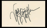 Valerie Van Halen One Day at a Time Authentic Signed 3x5 Index Card BAS #BT01243