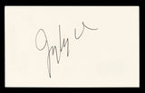 Jerry Van Dyke Coach Authentic Signed 3x5 Index Card Autographed BAS #BL96749