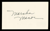 Marsha Mason Cinderella Liberty Authentic Signed 3x5 Index Card BAS #BV03108