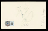 Jerry Van Dyke Coach "Hi" Authentic Signed 3x5 Index Card BAS #BL96751