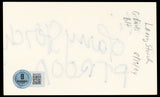 Larry Storch F Troop Authentic Signed 3x5 Index Card Autographed BAS #BN33280