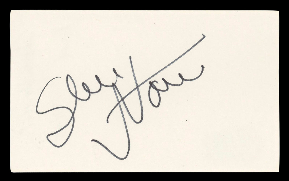Sheree North Breakout Authentic Signed 3x5 Index Card Autographed BAS #BL98795