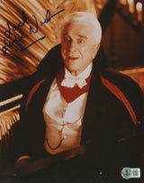 Leslie Nielson Dracula: Dead and Loving It "Luck" Signed 8x10 Photo BAS #BN74442