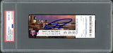 Julio Rodriguez Autographed MLB Debut Ticket 4/8/22 Seattle Mariners City Picture In Blue Auto Grade Gem Mint 10 PSA/DNA Stock #210130