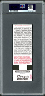 Julio Rodriguez Autographed MLB Debut Ticket 4/8/22 Seattle Mariners City Picture In Blue Auto Grade Gem Mint 10 PSA/DNA Stock #210130