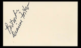 Dianne Foster Drive a Crooked Road Authentic Signed 3x5 Index Card BAS #BT01247