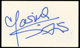 Marina Sirtis Star Trek: The Next Generation Signed 3x5 Index Card BAS #BN33276