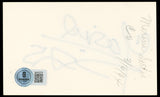 Marina Sirtis Star Trek: The Next Generation Signed 3x5 Index Card BAS #BN33276