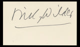 Billy Wilder Some Like It Hot Authentic Signed 3x5 Index Card BAS #BT01221