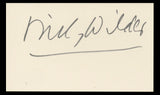 Billy Wilder Some Like It Hot Authentic Signed 3x5 Index Card BAS #BT01221