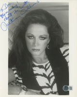 Jackie Collins Danger Man "Keep On Reading " Signed 8x10 Photo BAS #BM03313