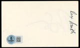 Rex Smith Street Hawk Authentic Signed 3x5 Index Card Autographed BAS #BN33224