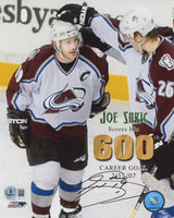 Avalanche Joe Sakic "19" Authentic Signed 8x10 Photo Autographed BAS #BV00749