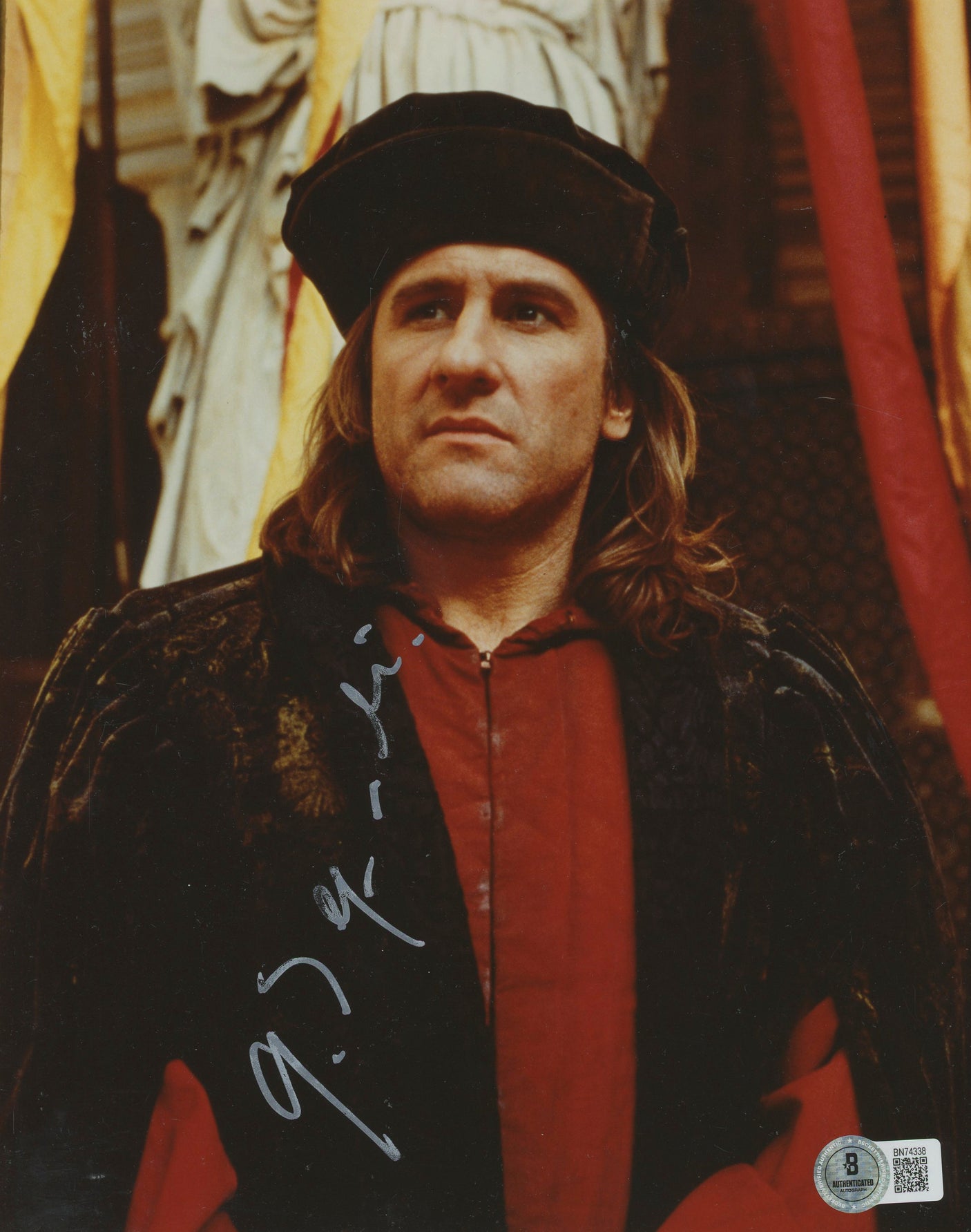 Grard Depardieu 1492: Conquest of Paradise Signed 8x10 Photo BAS #BN74338