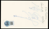 Elke Sommer The Pink Panther Authentic Signed 3x5 Index Card BAS #BN33227
