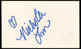 Nicholle Tom The Nanny Authentic Signed 3x5 Index Card Autographed BAS #BN33228