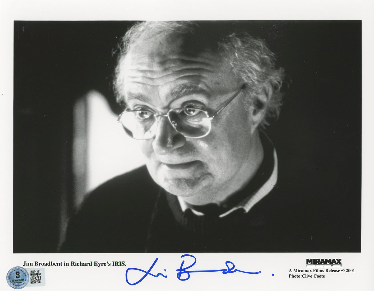 Jim Broadbent Iris Authentic Signed 8x10 Photo Autographed BAS #BN74331