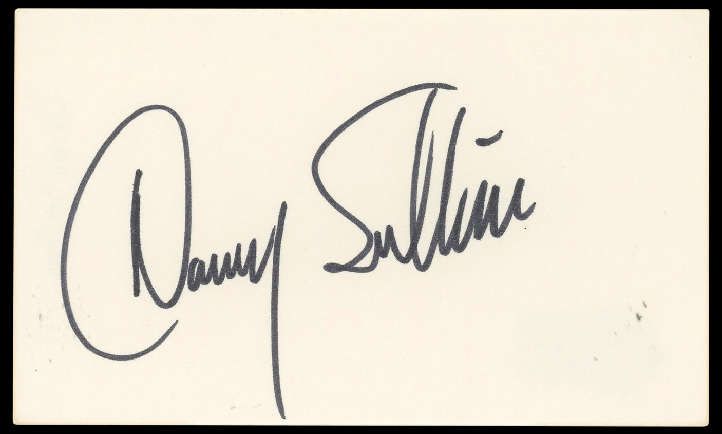 Danny Sullivan Authentic Signed 3x5 Index Card Autographed BAS #BN33231
