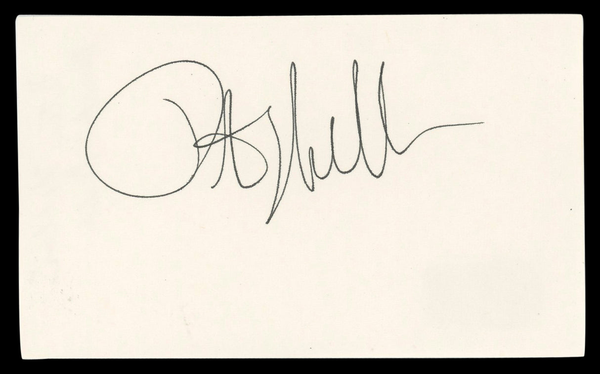Peter Weller RoboCop Authentic Signed 3x5 Index Card Autographed BAS #BL98771