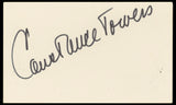 Constance Towers The King and I Authentic Signed 3x5 Index Card BAS #BN33234
