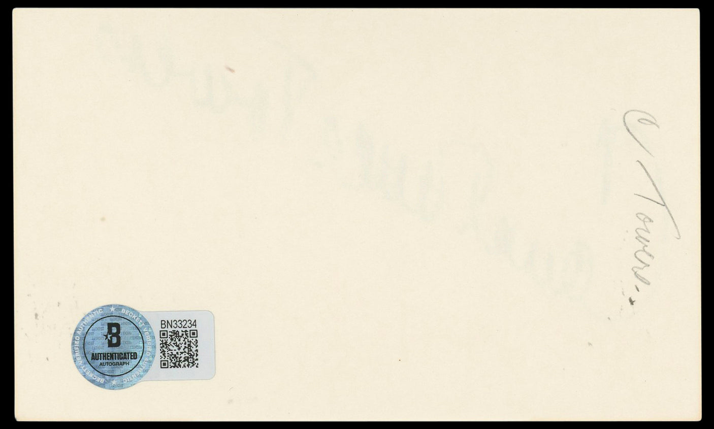 Constance Towers The King and I Authentic Signed 3x5 Index Card BAS #BN33234