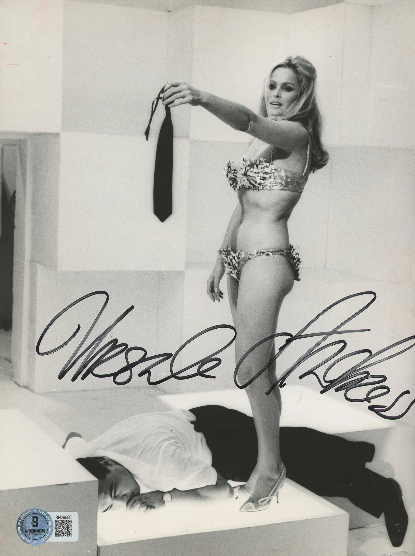 Ursula Andress The 10th Victim Authentic Signed 7x9.5 Photo BAS #BN29088